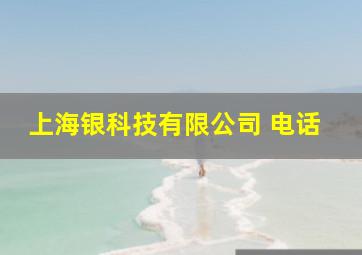 上海银科技有限公司 电话